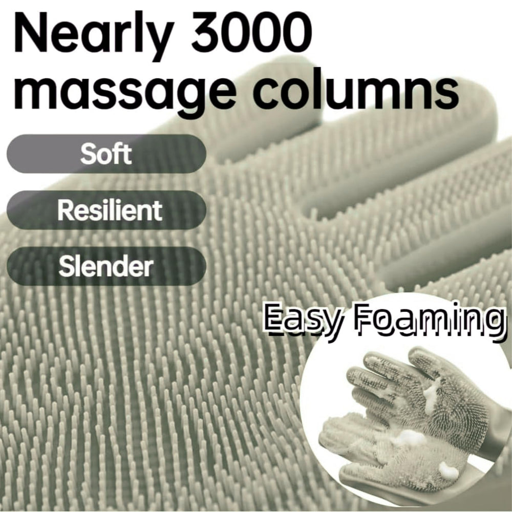 Gants GALYNA pour retrait des poils morts et massage du pelage.