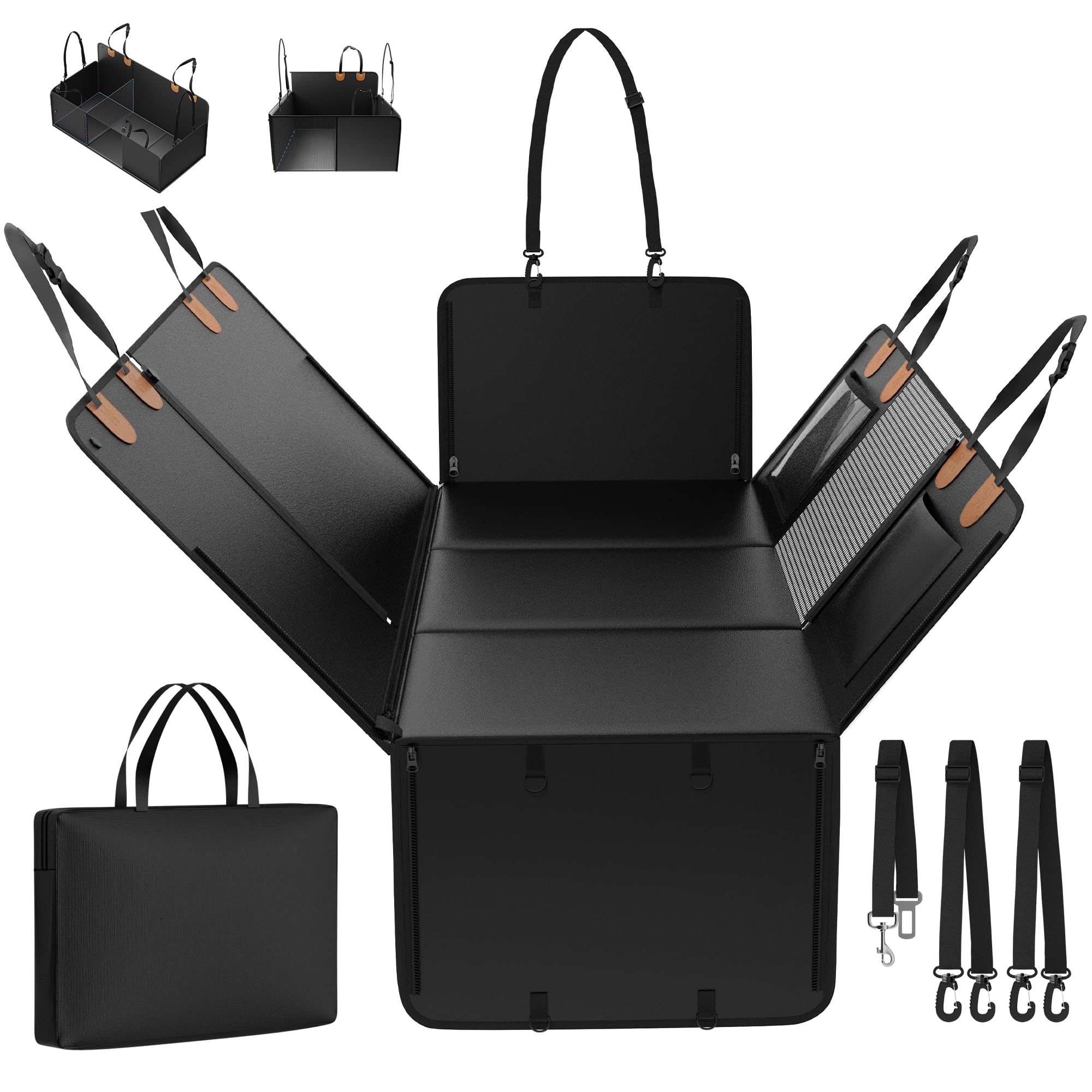 GAMKII couverture siege-arriere-chien-3-places pour trajets propres et securisés.