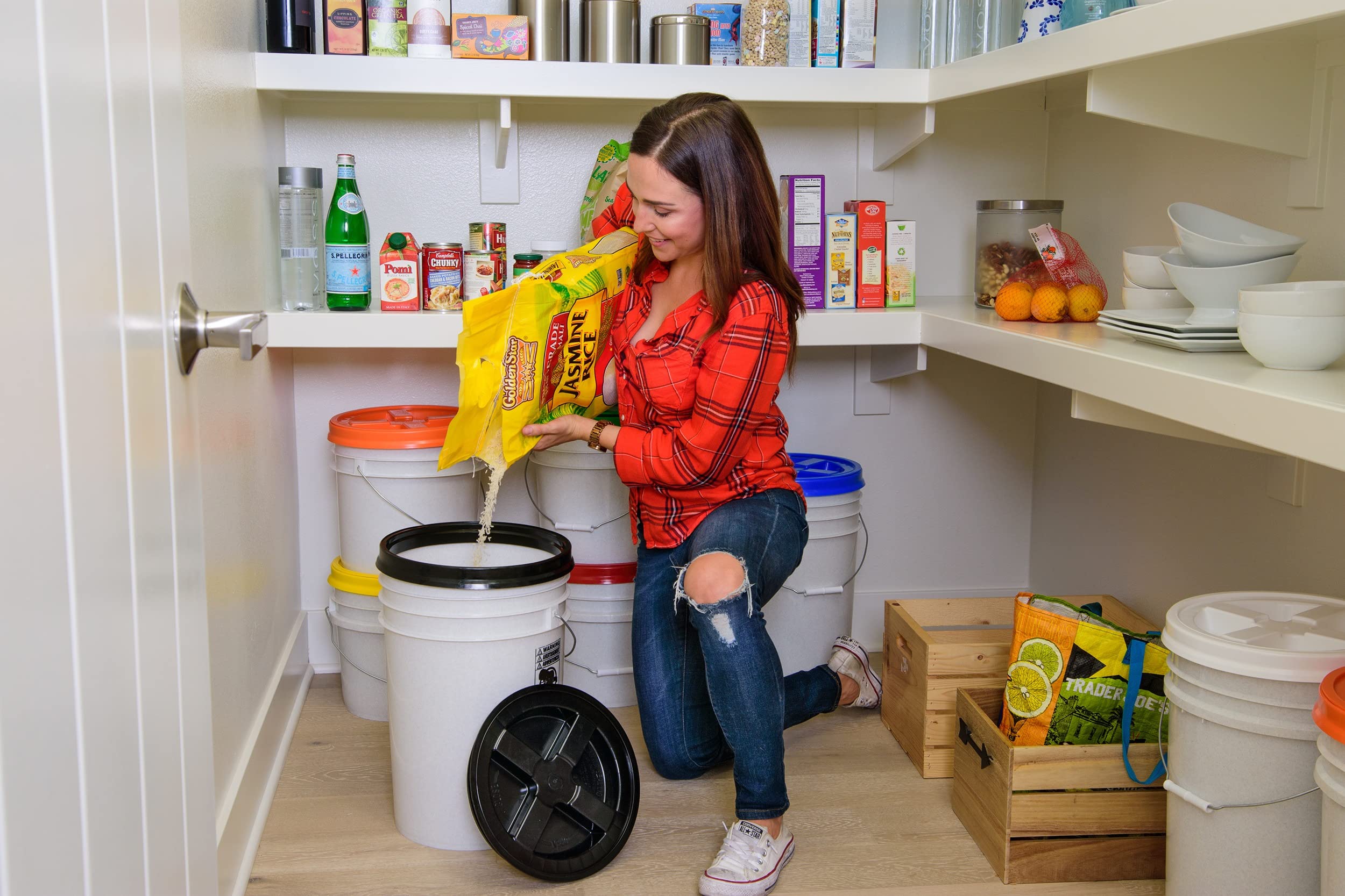 Gamma2 conserve bien les aliments, idéal pour riz et farine.