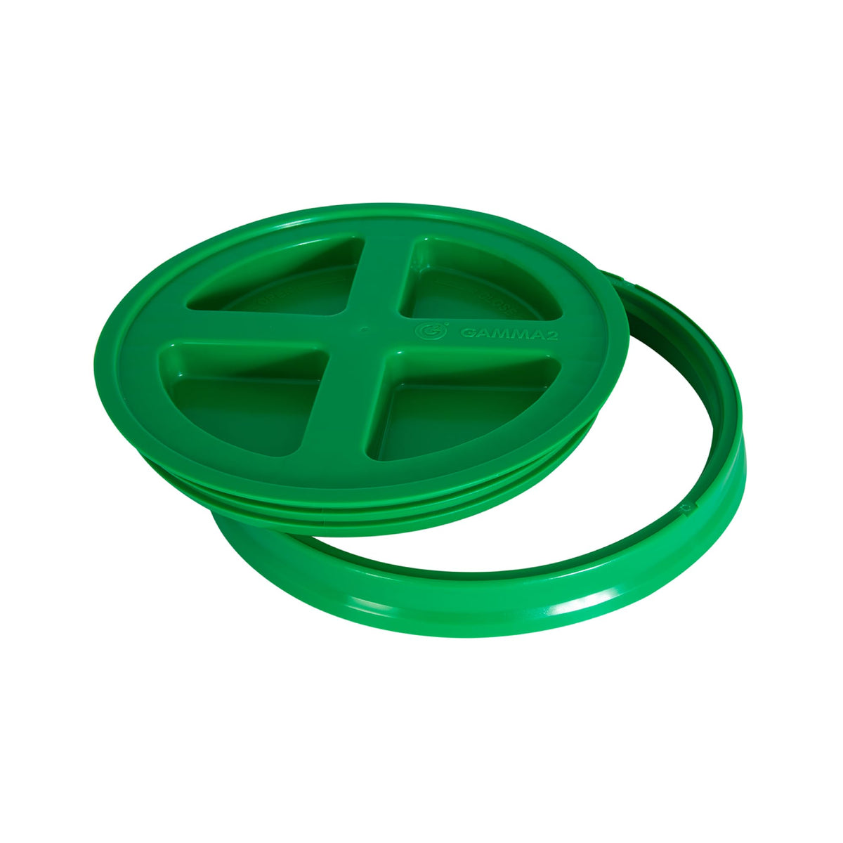 Gamma2 couvercle hermetique pour seau 3-5 galons, pratique pour aliments secs.