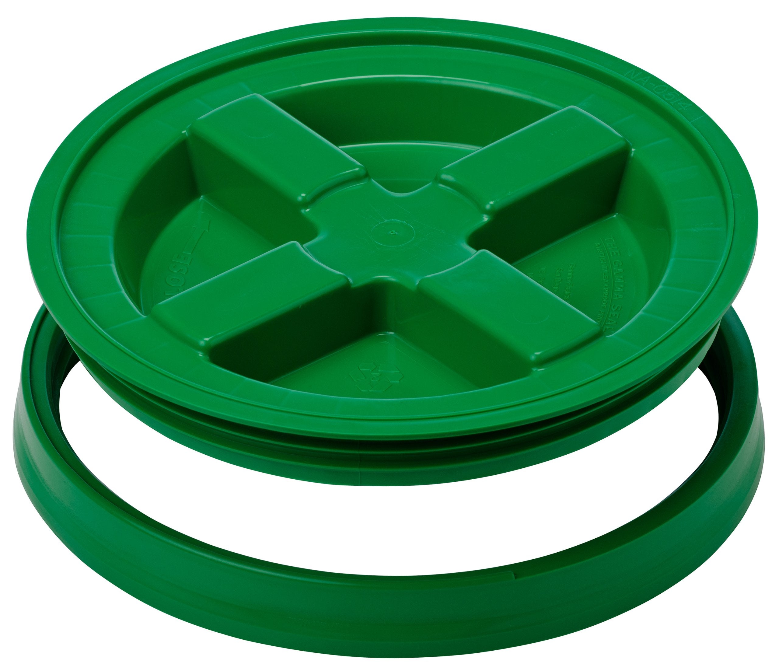 Gamma2 couvercle hermetique pour seau 7 galons, joint double durable.