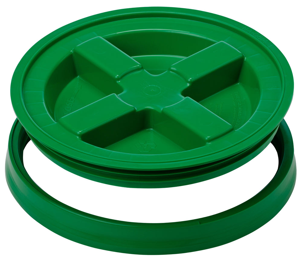 Gamma2 couvercle hermetique pour seau 7 galons, joint double durable.