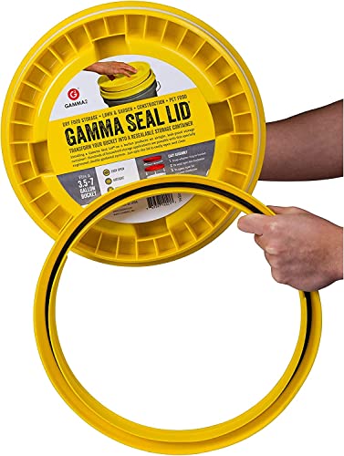 Gamma2 Gamma Seal Lid couleur jaune vif, repère rapide des contenants.