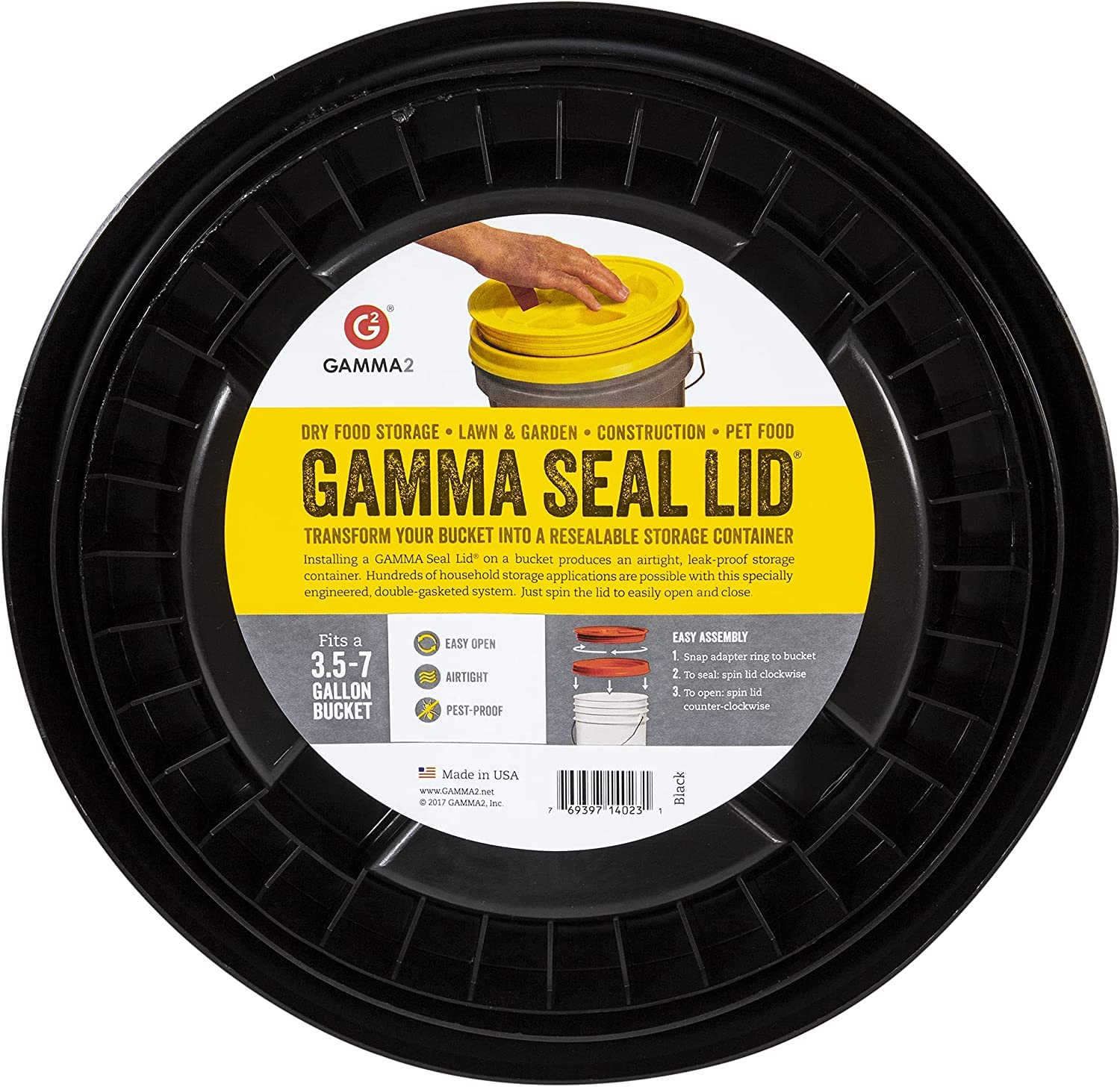 Gamma2 plastique alimentaire sans BPA pour stockage sûr des aliments.