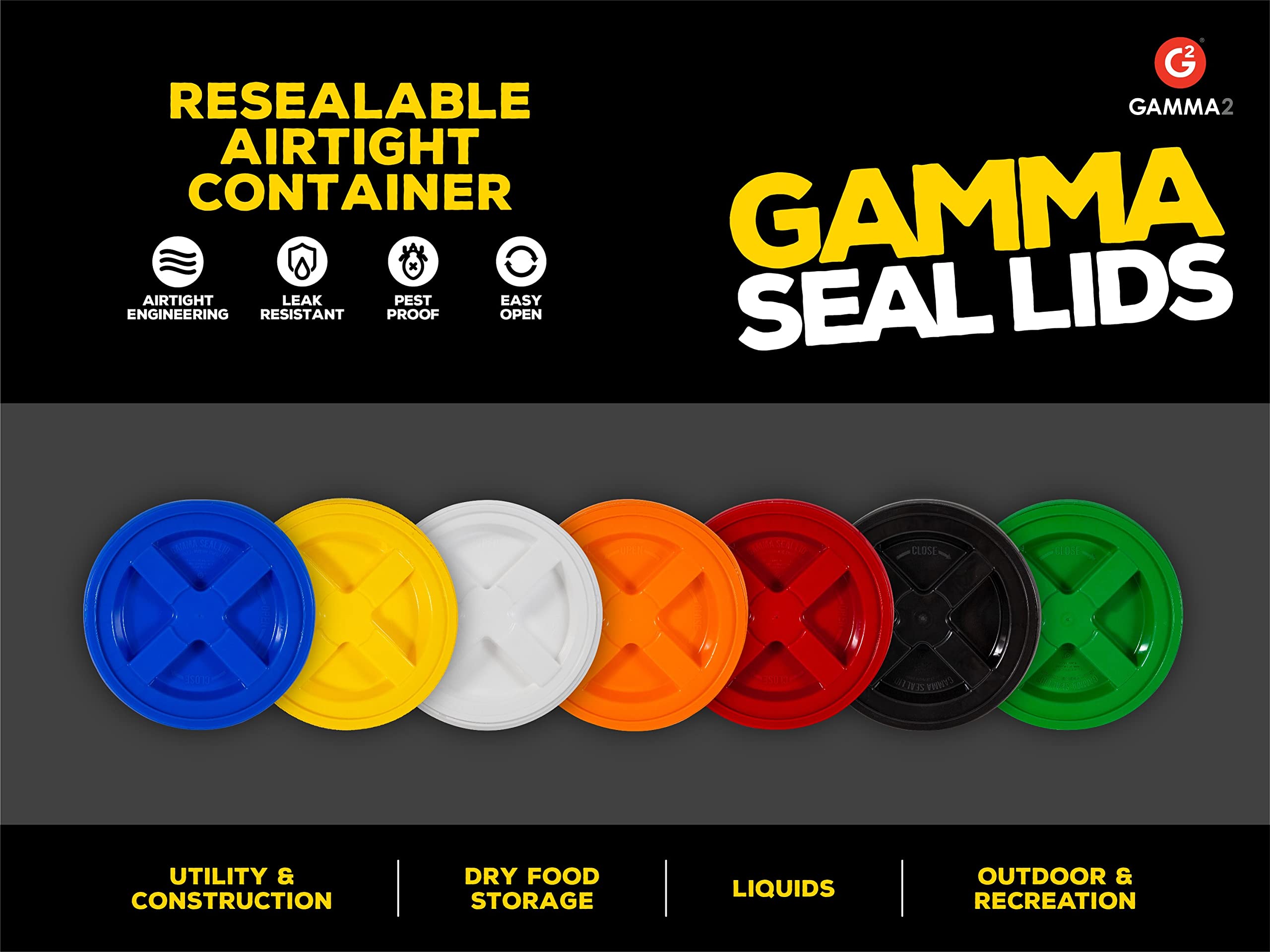 Gamma2 recyclable et étanche, option durable pour le rangement.
