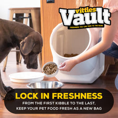 Gamma2 Vittles Vault capacité 60 livres: stockage pratique pour croquettes volumineuses.