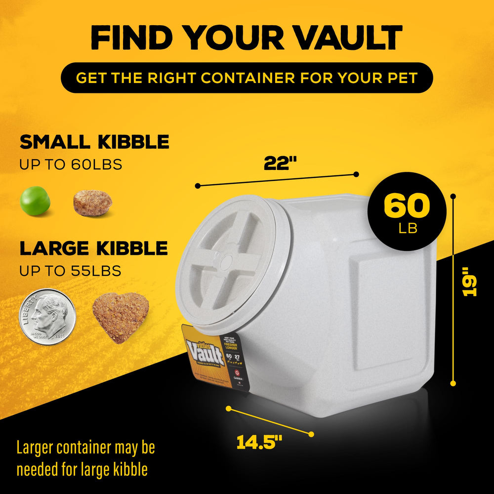 Gamma2 Vittles Vault design empilable: optimise l’espace tout en restant accessible.