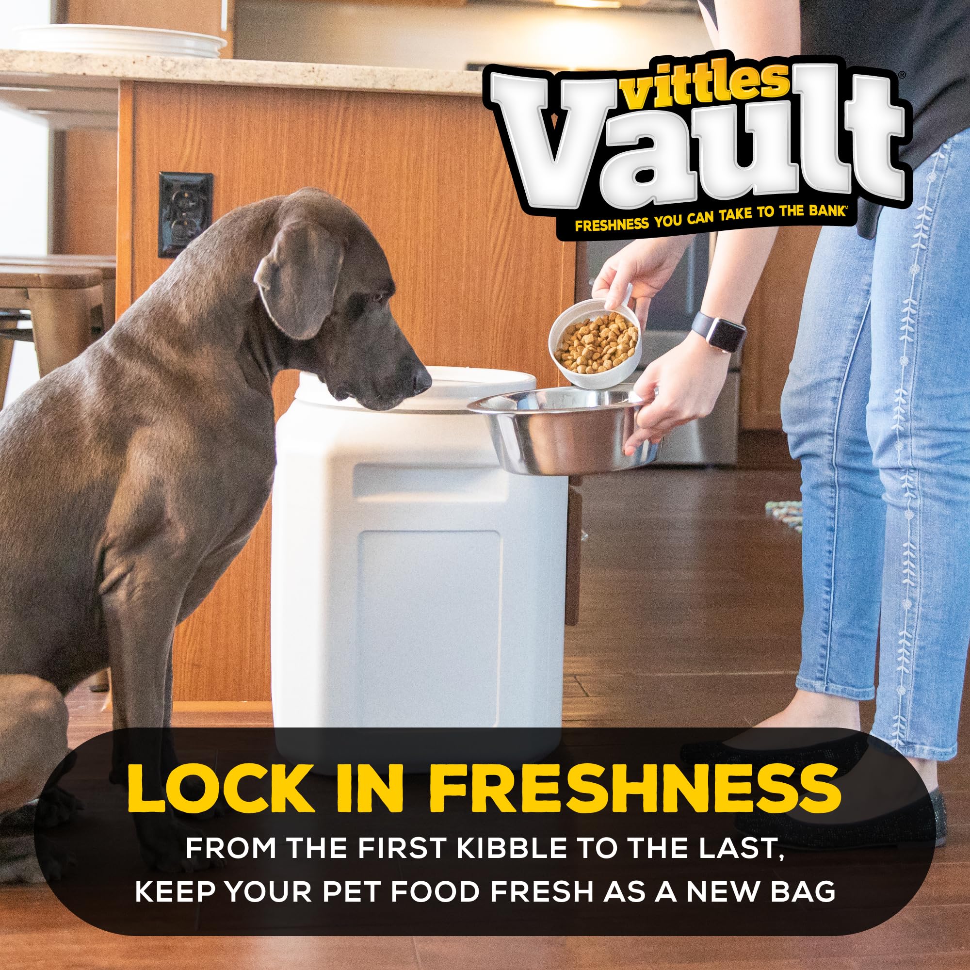 Gamma2 Vittles Vault protection contre les pestes, idéal pour aliments secs.