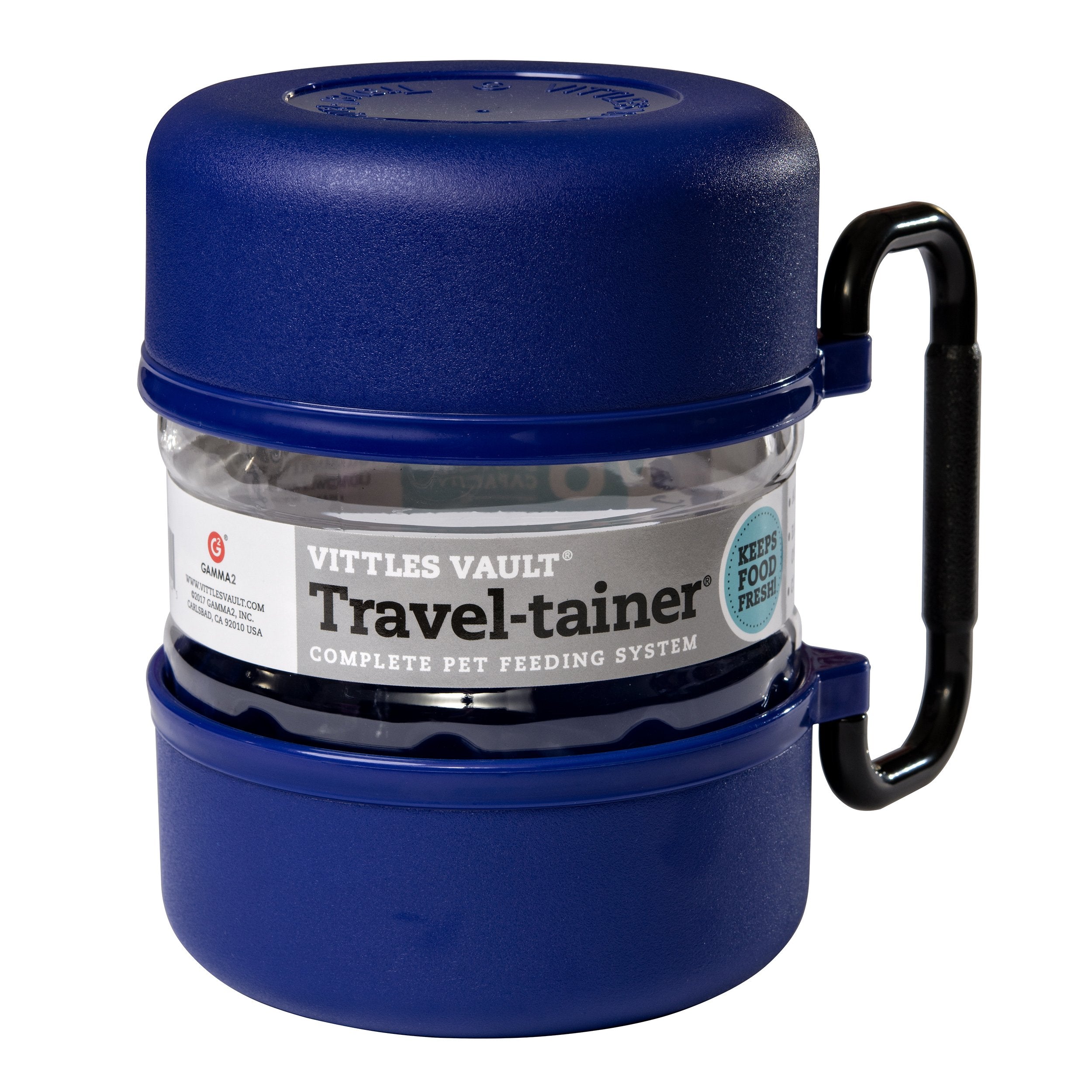 Gamma2 Vittles Vault Travel-Trainer: boîte alimentaire de 6 tasses pour voyages propres
