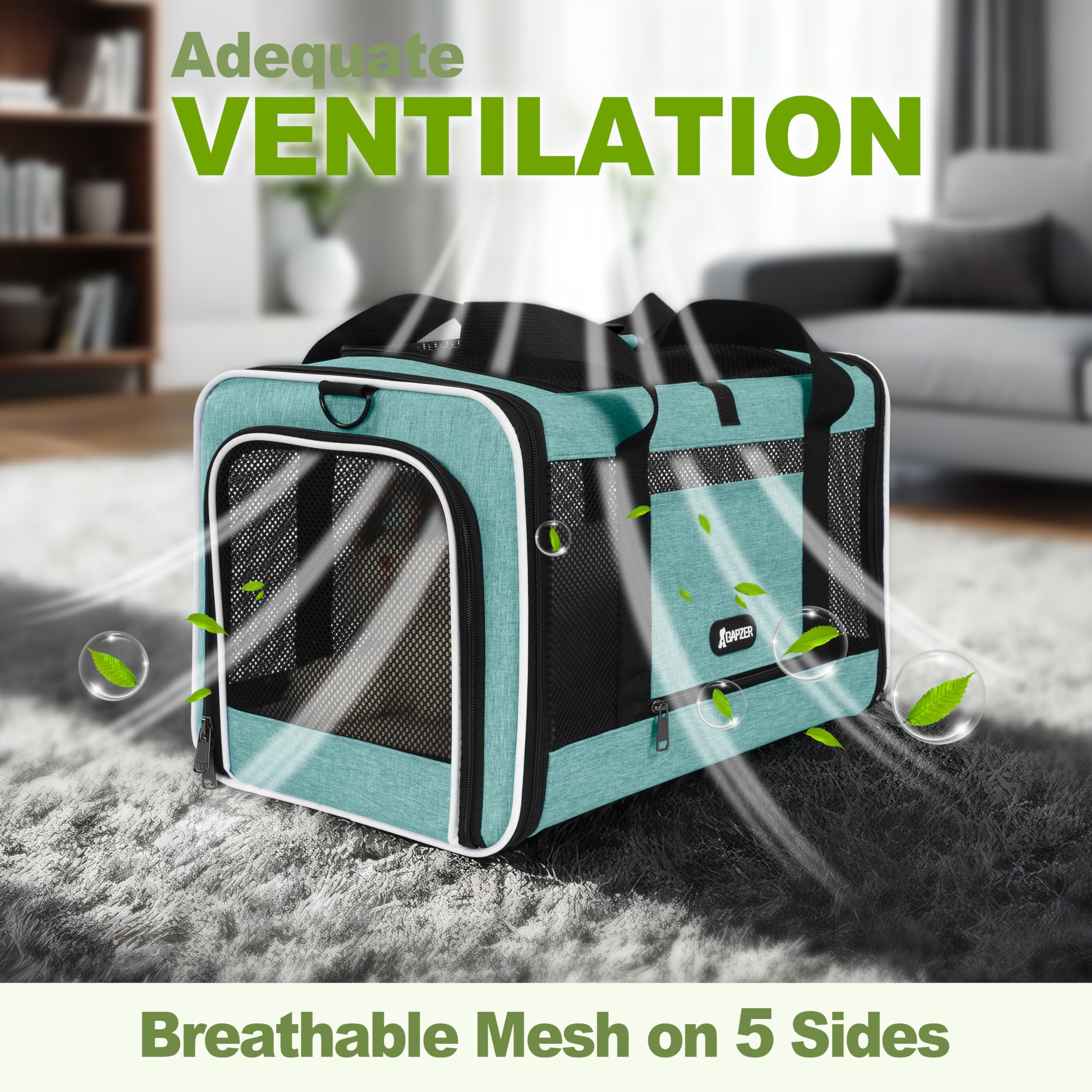 Ventilation 360 degrés GAPZER assurant un flux d'air constant.