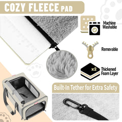 GAPZER housse amovible douce-face peluche, lavable et confortable.