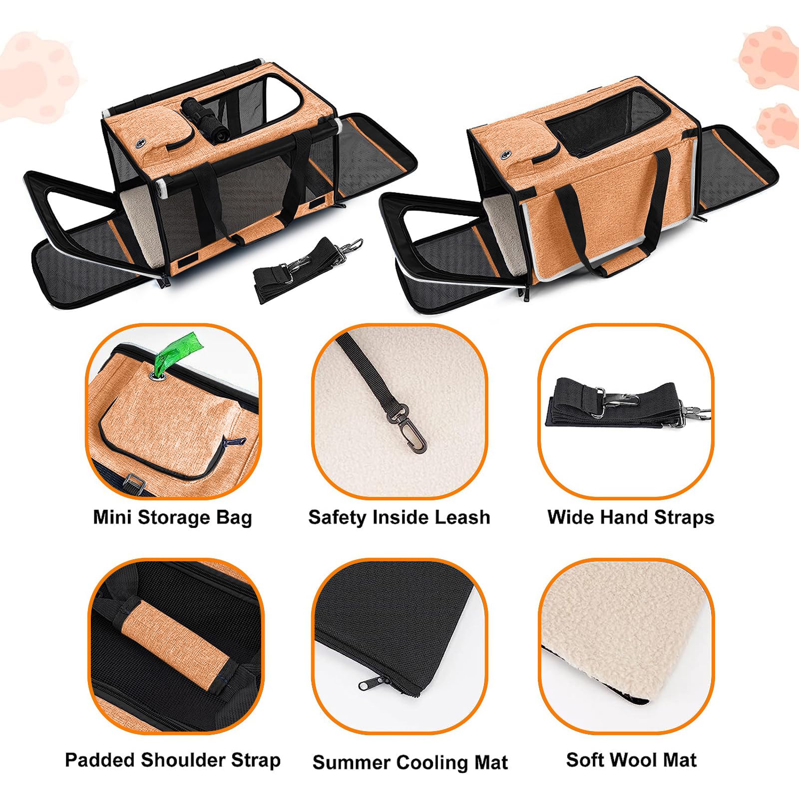 GAPZER liner intérieur doux et lavable pour un espace cosy.