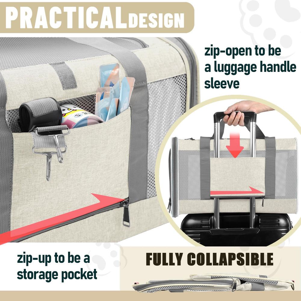 GAPZER portage double avec poignée et bandoulière pour un transport pratique.