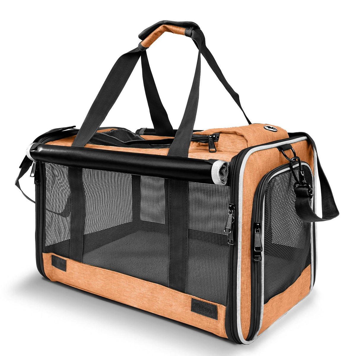 GAPZER sac-portage chien petit : ouverture frontale pratique pour accéder au chien.