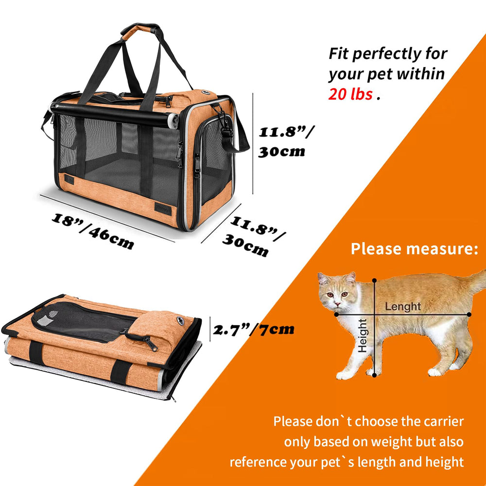 GAPZER sac-portage chien petit : version pliable facile à ranger.