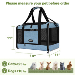 GAPZER sac transport chat – fermetures auto-verrouillables pour sécurité