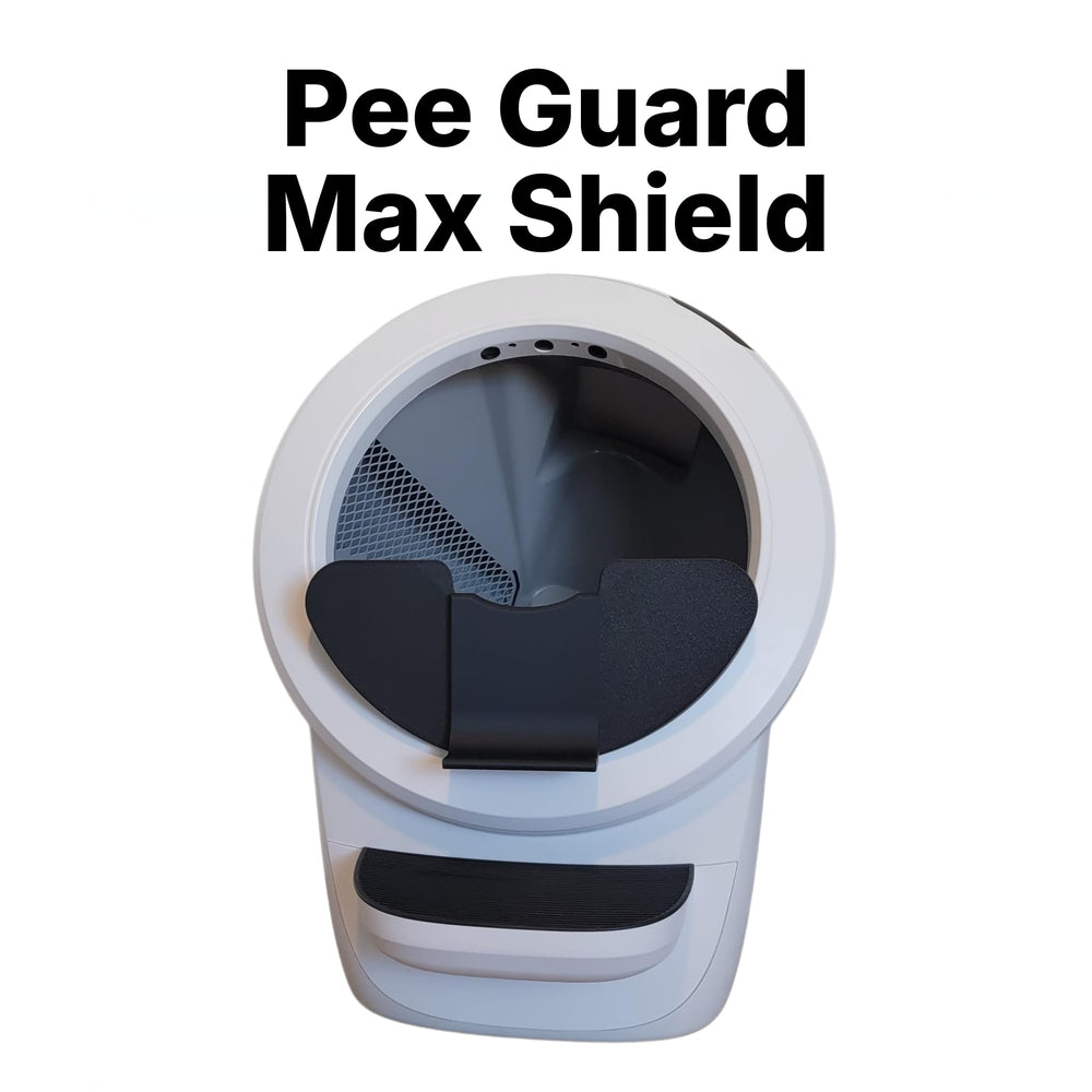 Garde-urine Max Bouclier, rebord prolonge pour meilleure déviation d’urine.