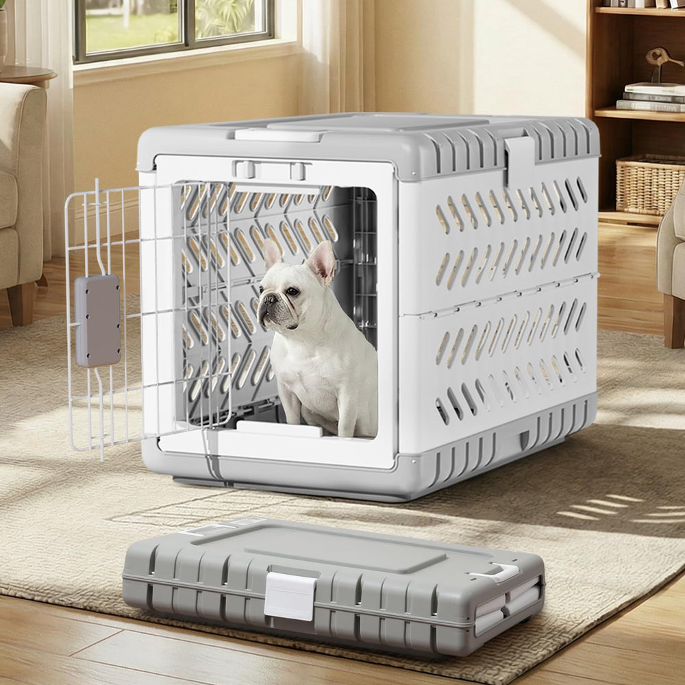 Gardner Pet boite chien pliable 28 pouces, espace pratique pour le rangement et le voyage