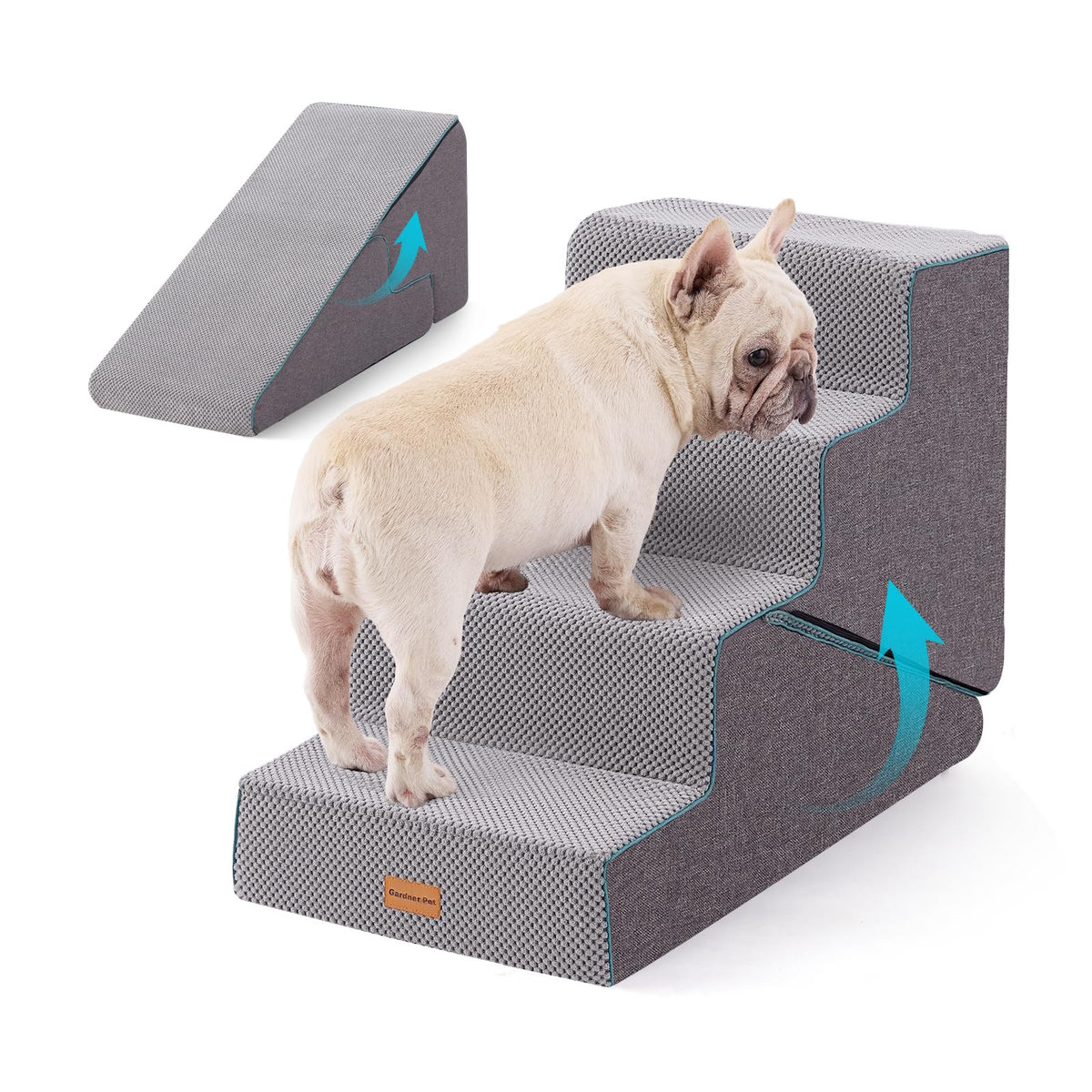 Gardner Pet Escalier 4 étages pour chien facilitant l’accès au canapé.