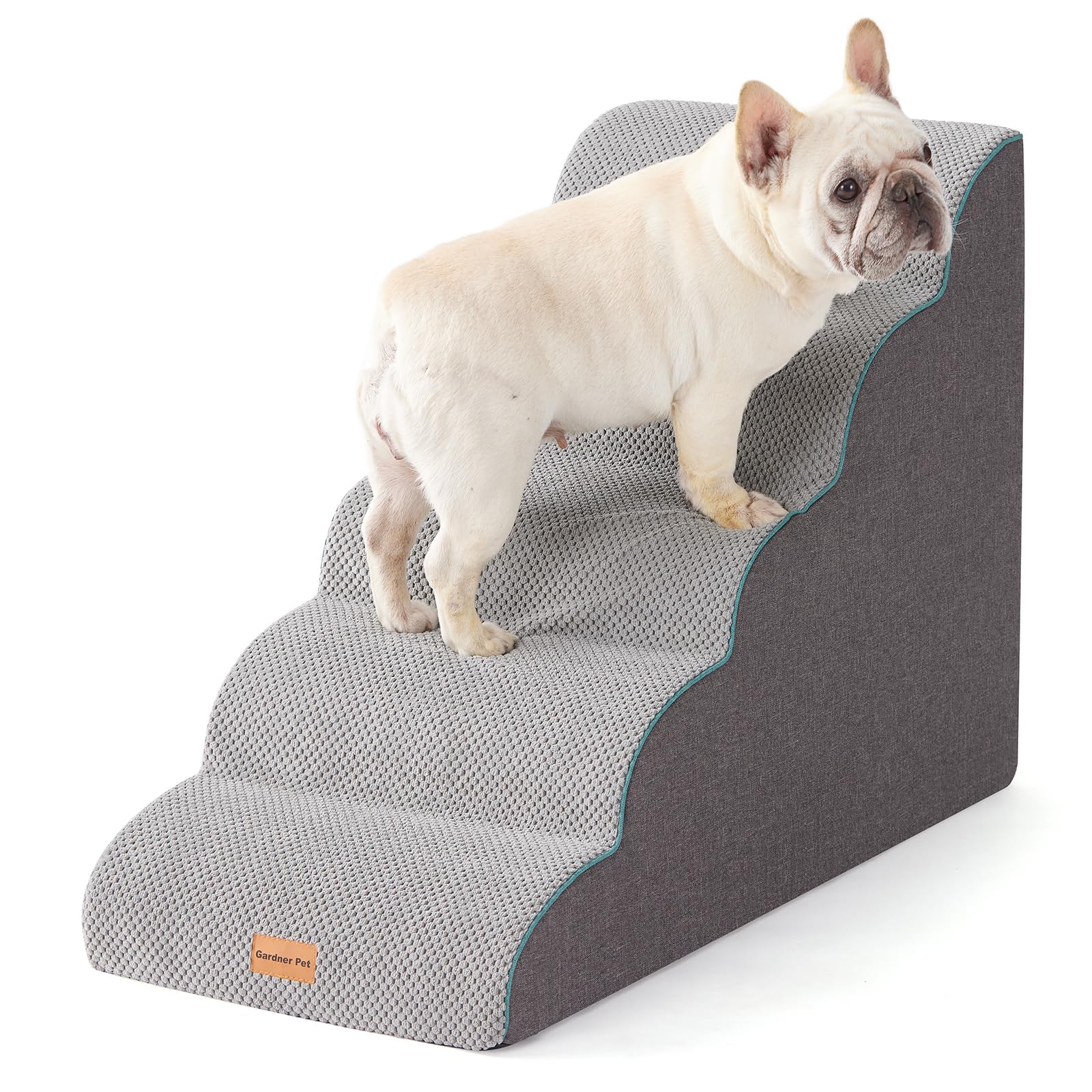 Gardner Pet escaliers pour chiens à 5 étapes, accès facilité au lit.