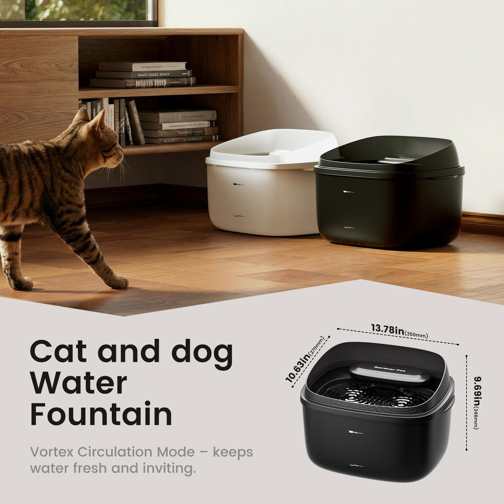 Gardner Pet Fontaine utilisation quotidienne simple pour animaux domestiques.