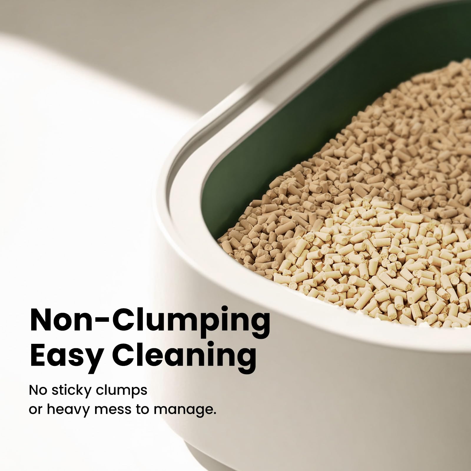 Gardner Pet granules-minéraux naturels, litière chat durable et efficace.