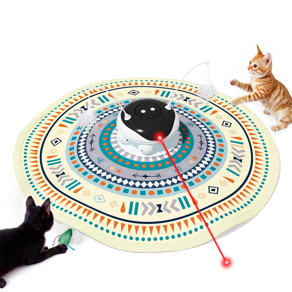 Gardner Pet jouet chat chargeable avec plume mouvante stimulante pour chasse
