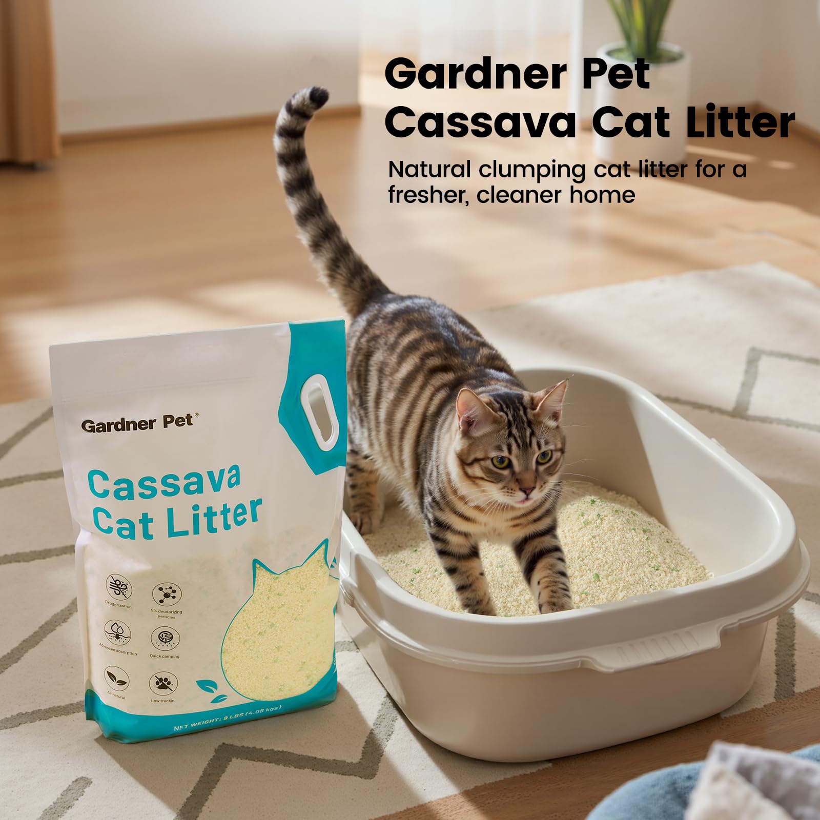 Gardner Pet Cassava - économie durable grâce à une longue durée d'utilisation.