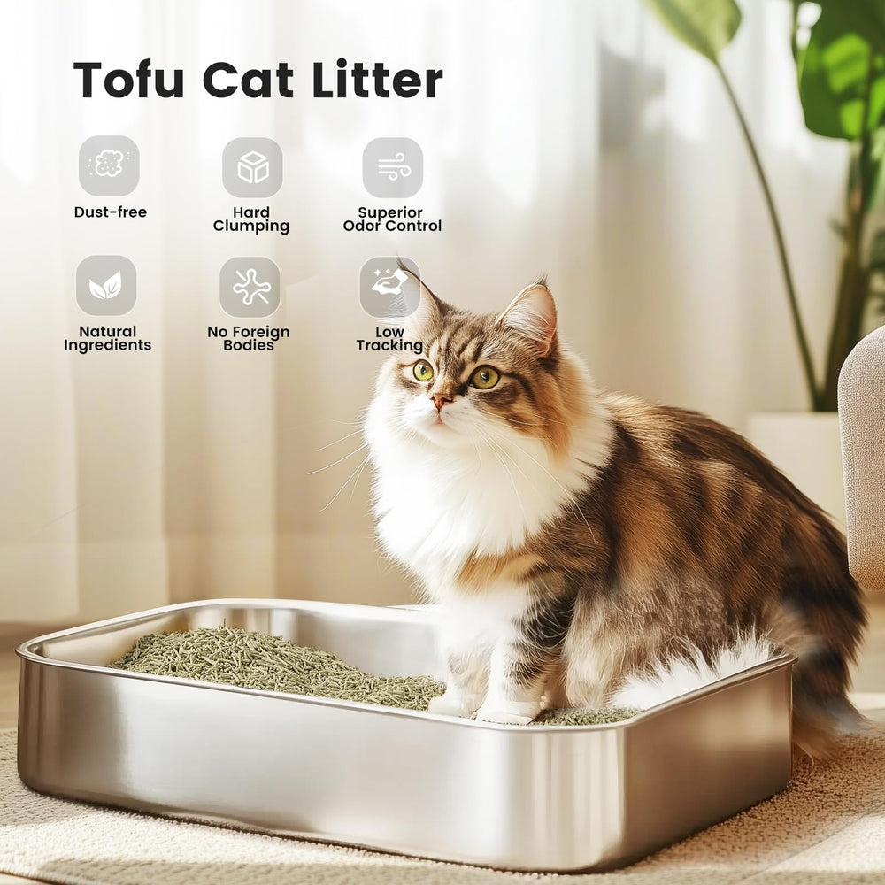 Litière Gardner Pet au thé vert, contrôle efficace des odeurs.