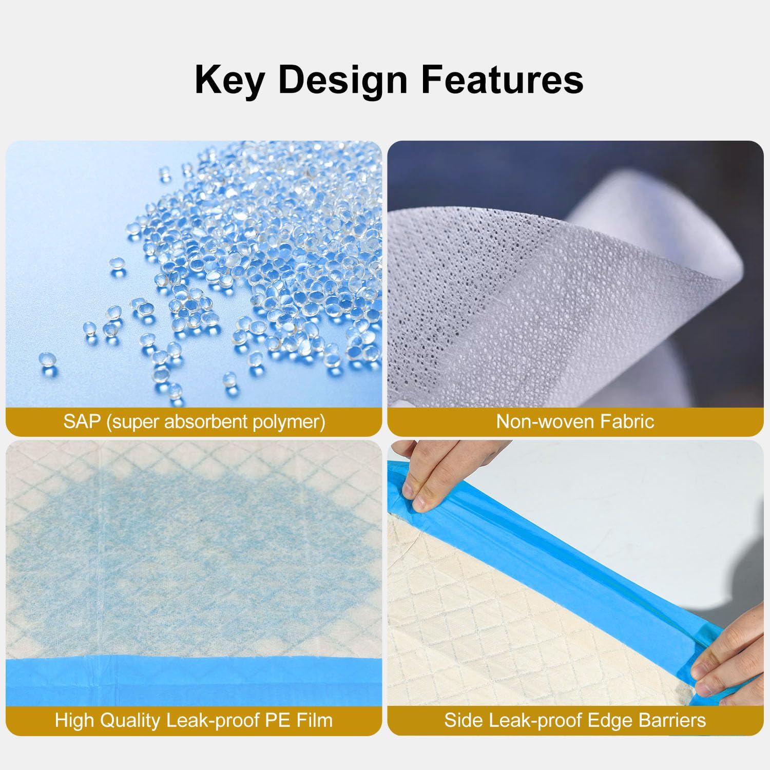 Gardner Pet membrane imperméable arrière, protège le plancher