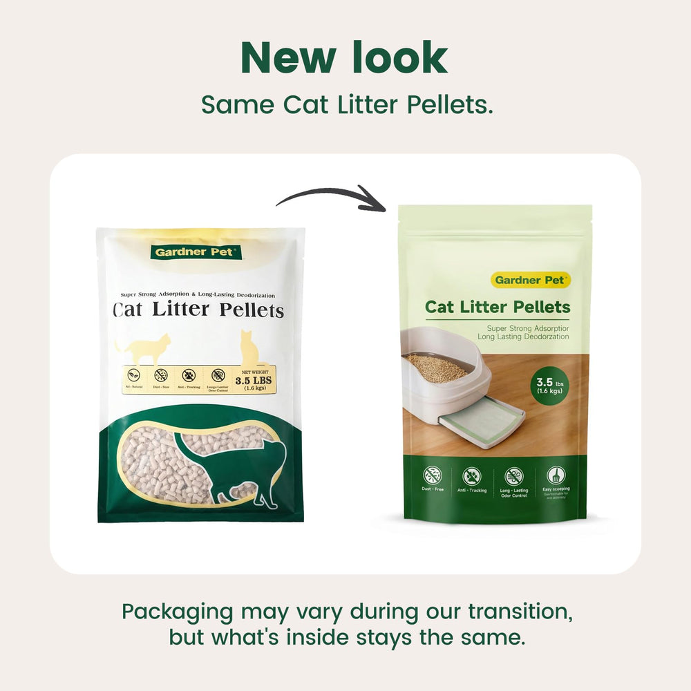 Gardner Pet Pellets Litière Chat – sans agglomération, nettoyage rapide.