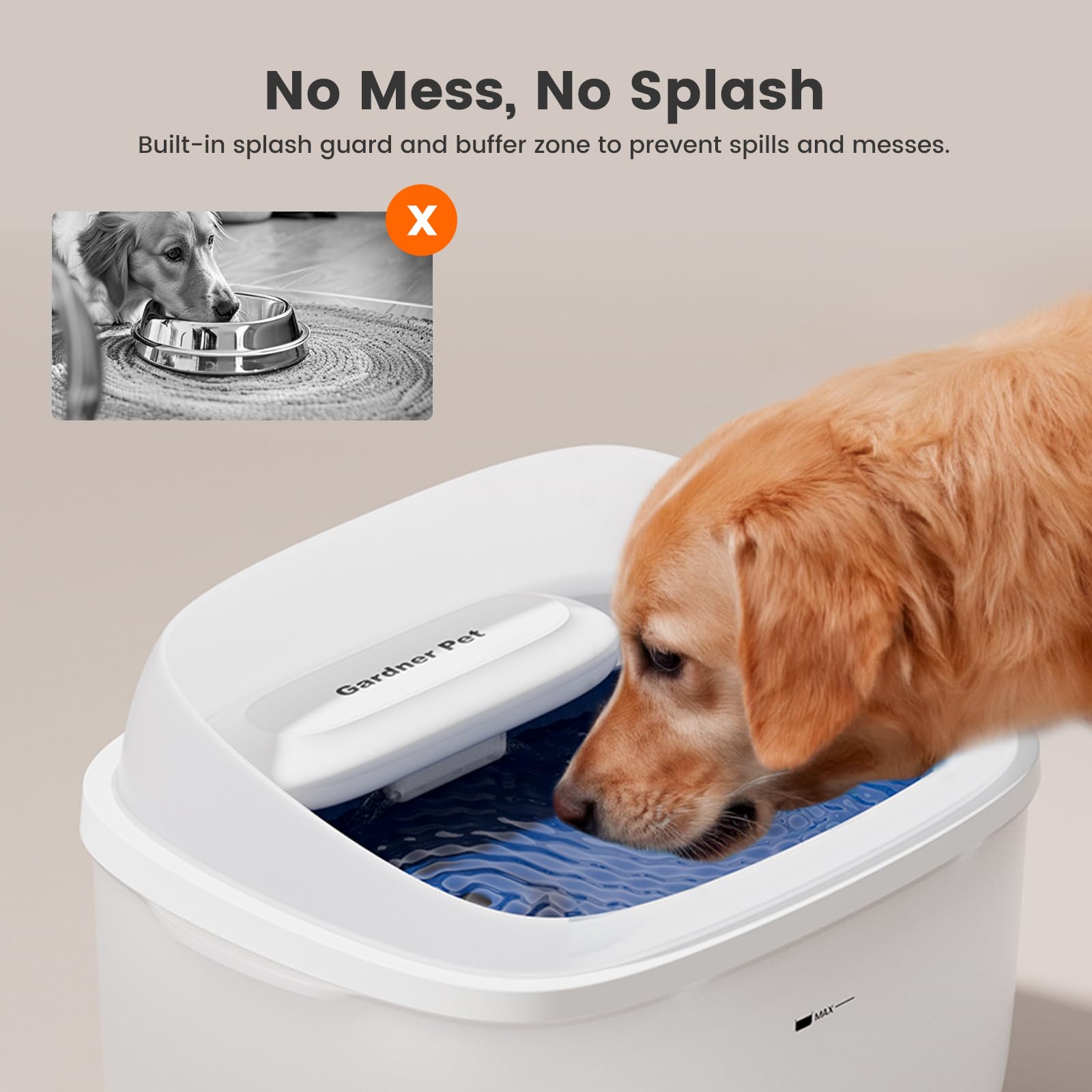 Gardner Pet pompe ultra silencieuse nuits calmes