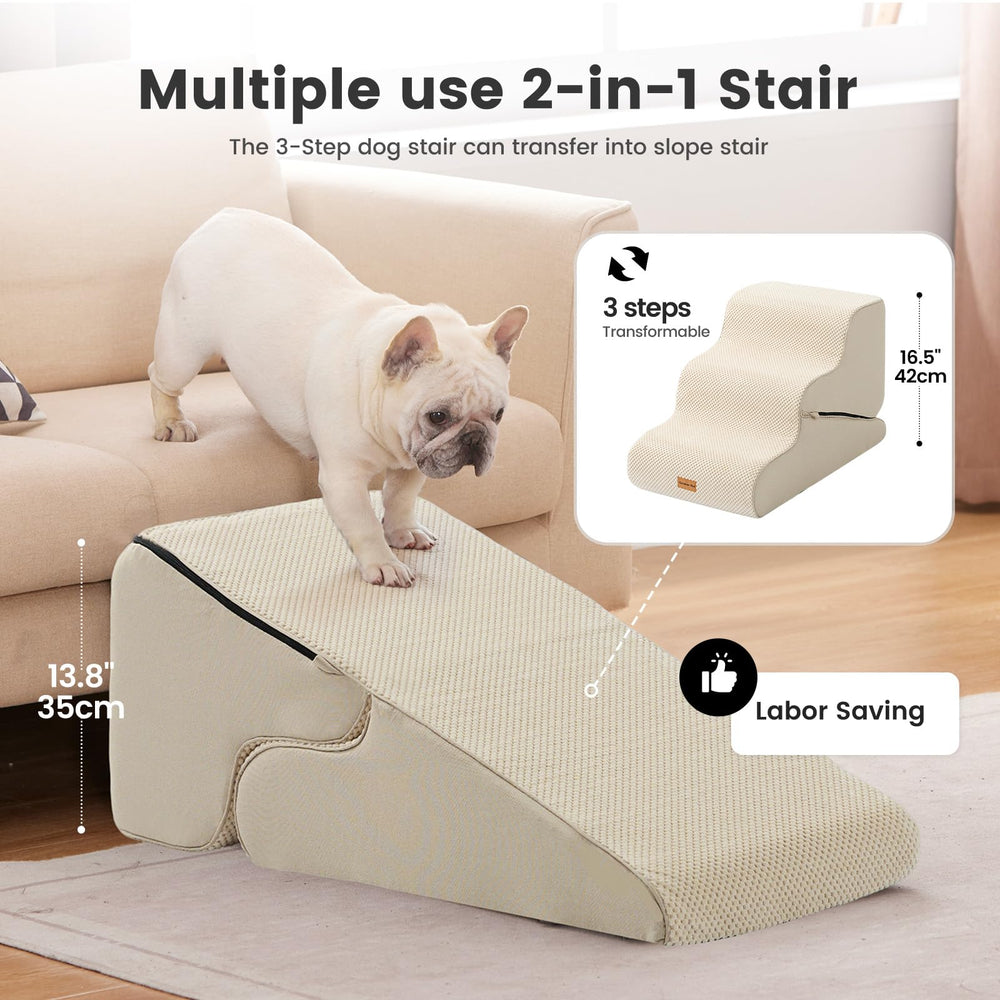 Gardner Pet rampe 2 en 1 pour canapé, montée douce.