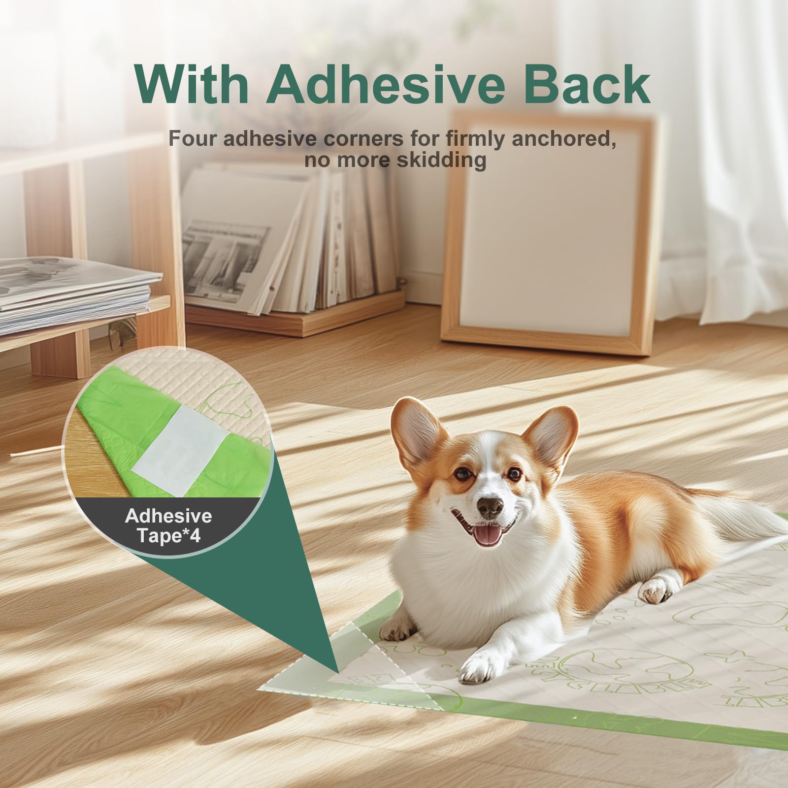 Gardner Pet Tapis grand-format 19x30 pouces : espace généreux pour chiens moyens et grands.