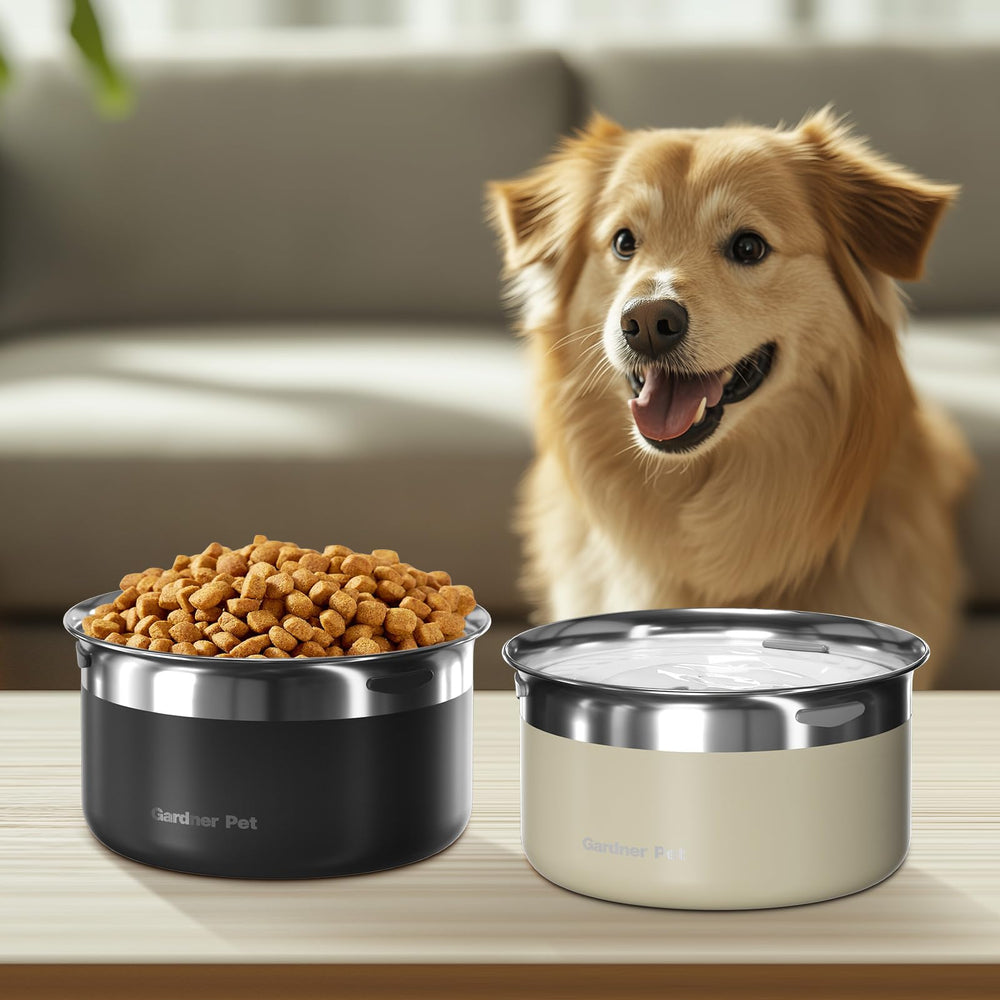Facile a nettoyer Gardner Pet bol metal, pratique au quotidien.