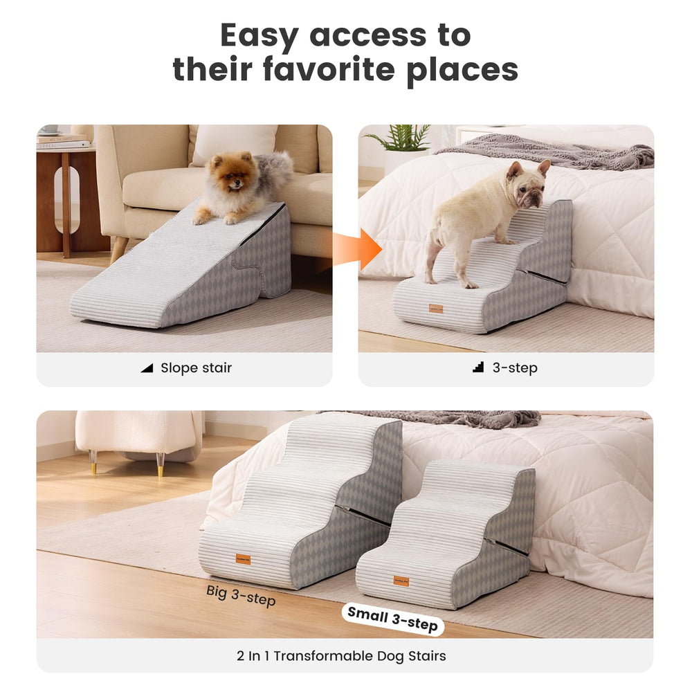Gardner Pet utilisation canapé-lit montre l’accessibilité facile pour votre compagnon.
