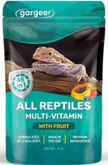 Gargeer multi-vitamines reptile flacon, soutien quotidien pour la croissance.