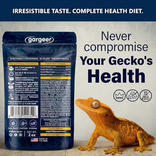 Gargeer Picky Geck Moonlight Feast avec des fruits naturels, énergie nocturne soutenue.