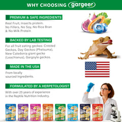 Gargeer Picky Geck Rainforest Mist — ingrédients fig pour enzymes et fibres.