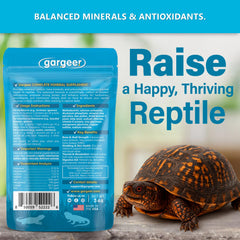 Gargeer Minéraux Complets Reptile, sachet-ferme facilitant le dosage.