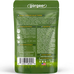 Gargeer Topper fruits et légumes tortue foret: complément nutritionnel savoureux pour repas variés.
