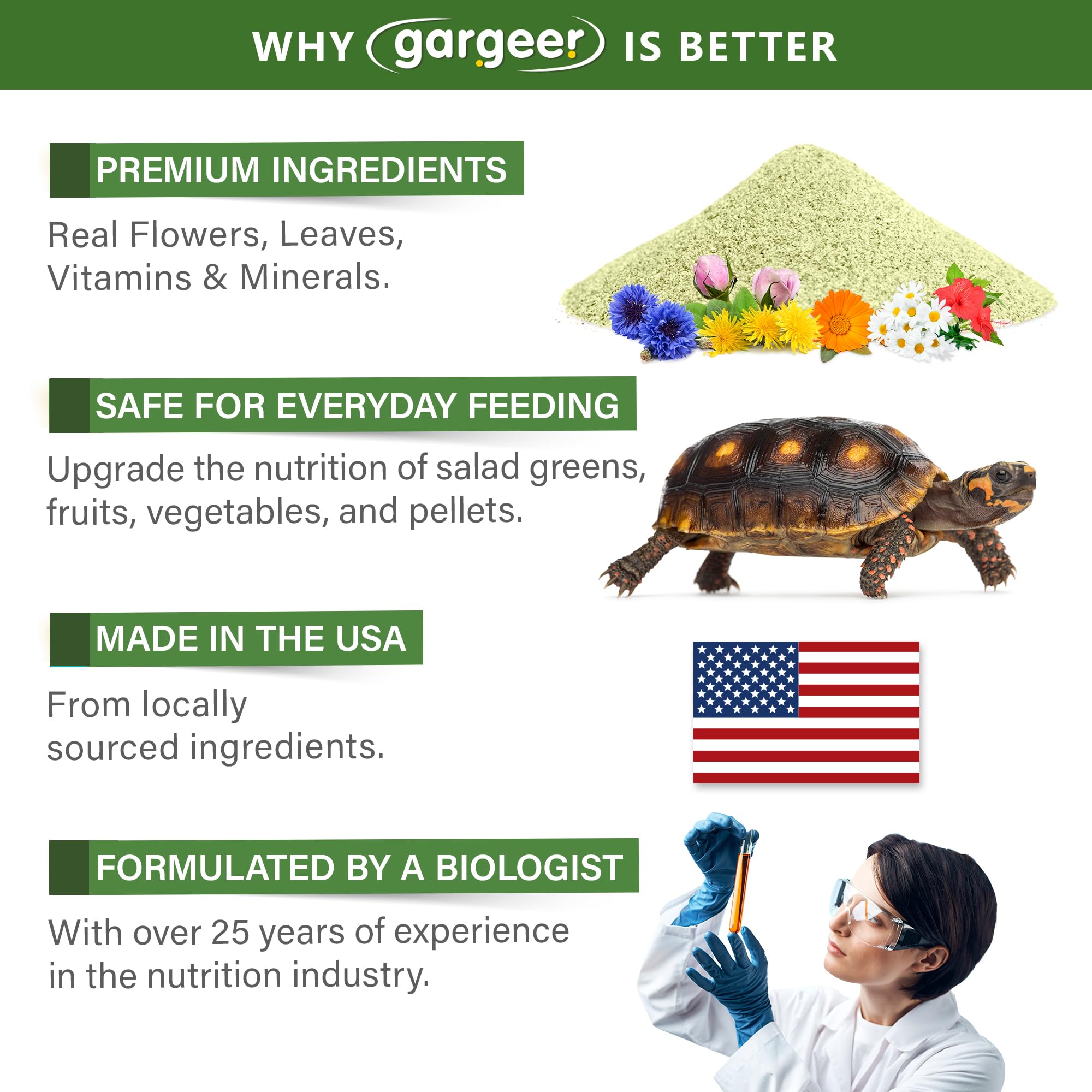 Gargeer Topper immunité tortue foret: soutien potentiel pour la vitalité quotidienne.
