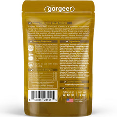 Gargeer Topper ingrédients nutritifs et vitamines pour tortues.