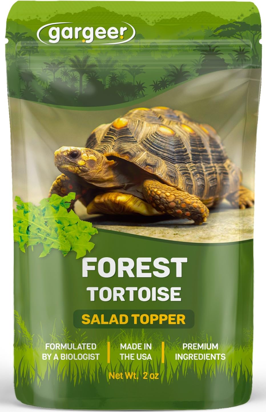 Gargeer Topper salade tortue foret: stimule l'appétit et complète l'alimentation.