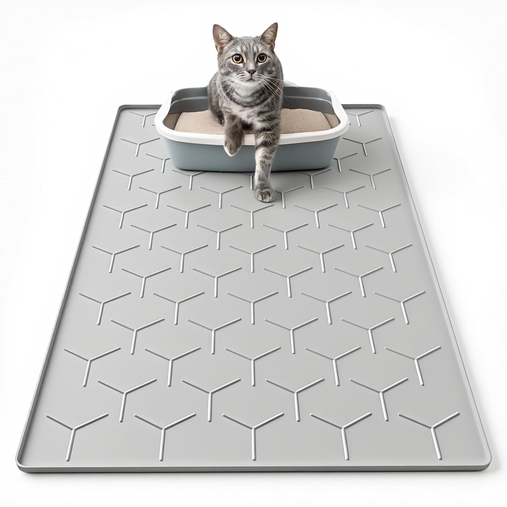 Garoopion tapis litière grand format 34x22, réduit les traces autour de la litière.