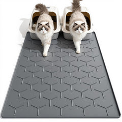 Garoopion tapis litiere grande 40x28: capture efficace des particules de litière.