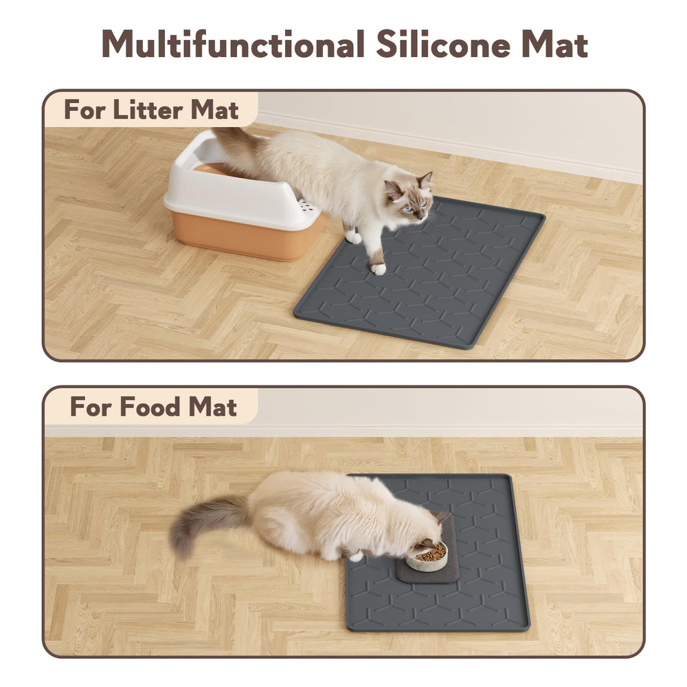 Garoopion Tapis silicone durable et résistant pour chats.