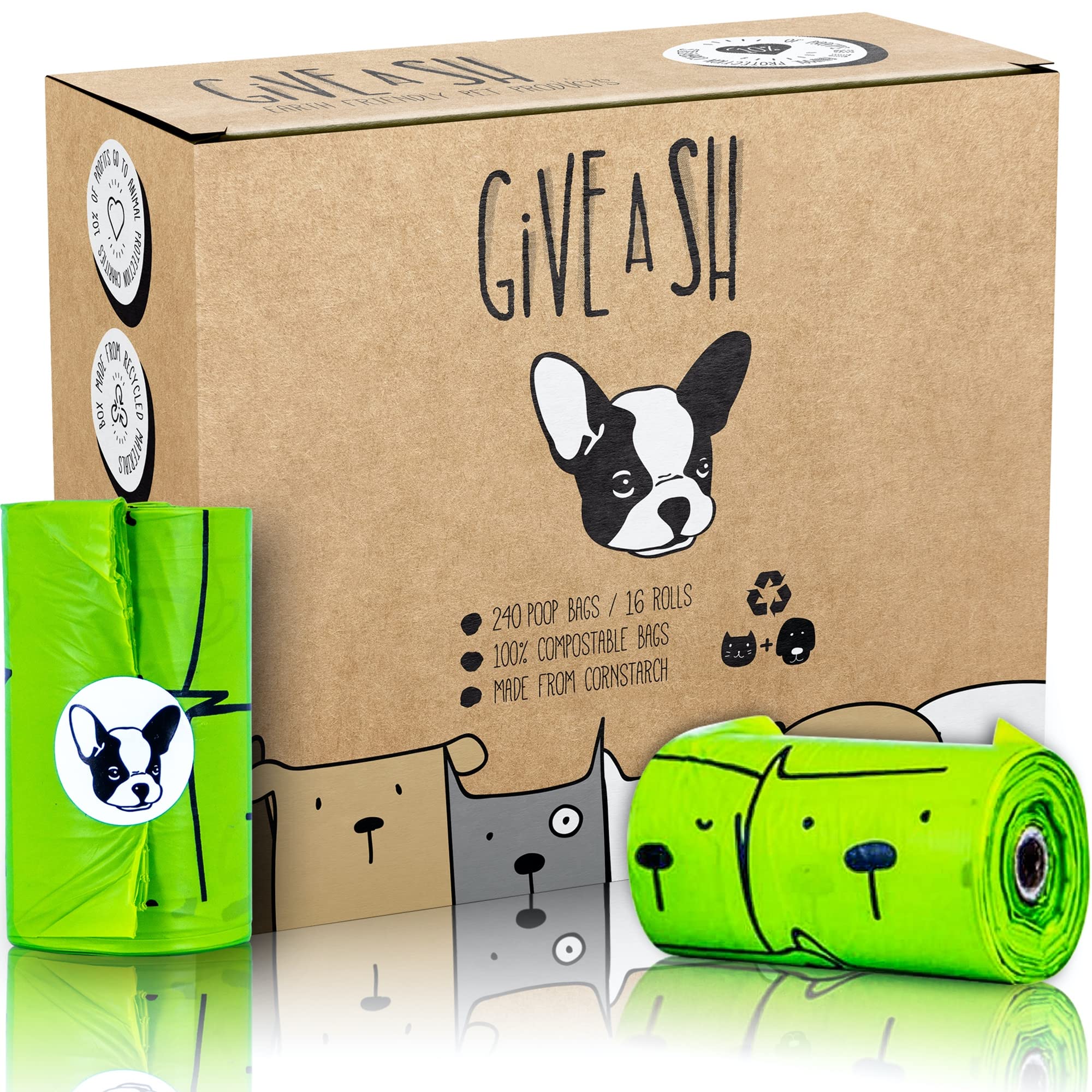 G.A.S sacs crottes chien avec ouverture facile pour un usage rapide.