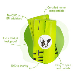 Sacs G.A.S crottes chien emballage carton recyclé et écologique.