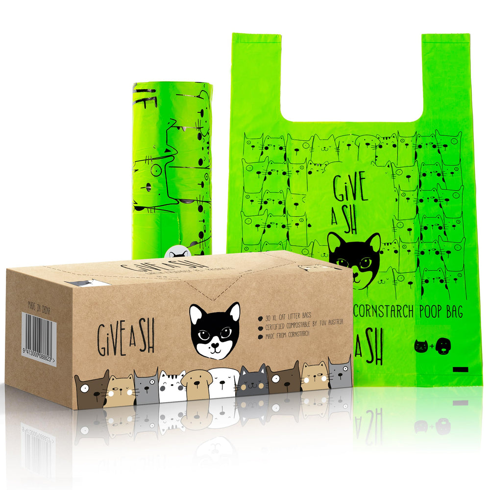 G.A.S sacs litière chat: emballage écologique facilitant le rangement et l'achat responsable.